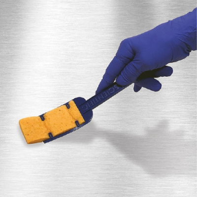 SafeTest Labs çevresel swab analizleri için mega-sampler sünger swab, hijyen ve örnek alma amaçlı kullanılır.